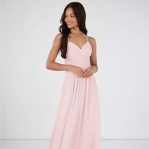 Azazie Blushing Pink Haleigh Dress, A6